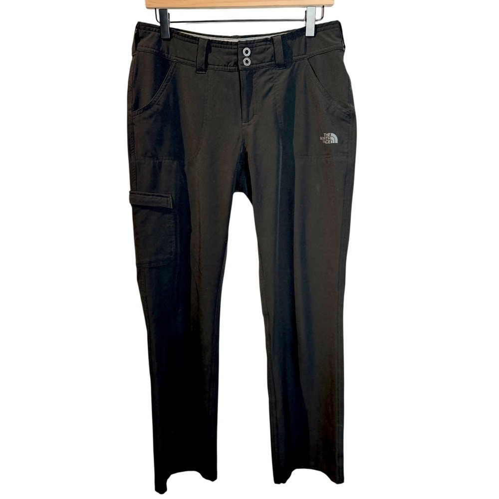 The North Face 9" Rise Utility Fast Dry Black Cargo Outdoor Pants Size 6 Reg - Picture 2 of 9